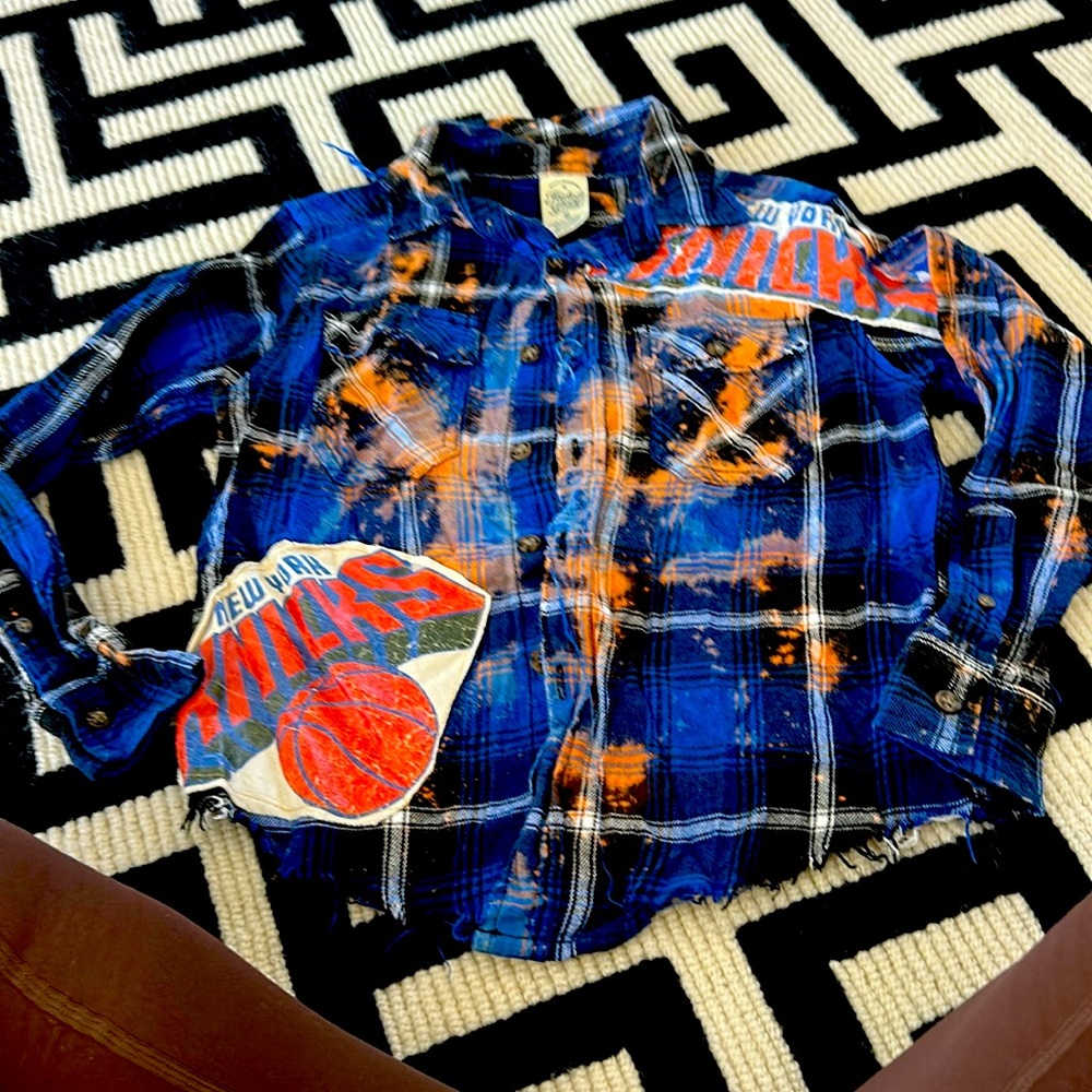 Hand made Knicks flannel